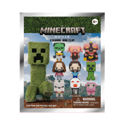 Monogram -Minecraft Movie 3D Foam Bag Clip, Series 1